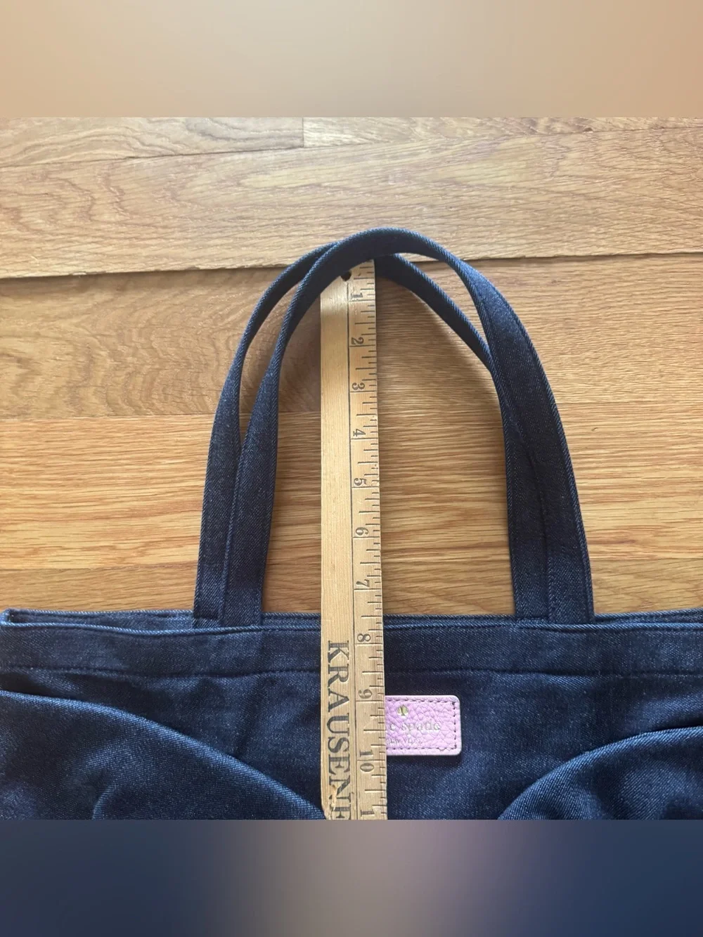 Kate Spade New York On Purpose Denim Oversized Bow Tote Bag